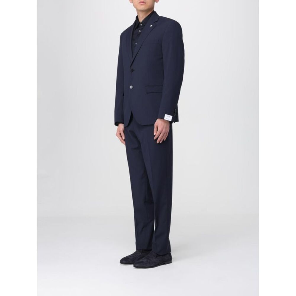 Manuel Ritz Men Manuel Ritz Single-Breasted Suit In Wool Blend - Picture 4 of 4